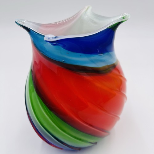 Vaso vintage vetro soffiato - in,